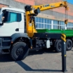 Вездеход MAN TGS в Украине оснастили мощным краном-манипулятором XCMG